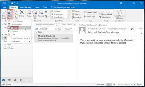 Sending Outlook Invites Overview