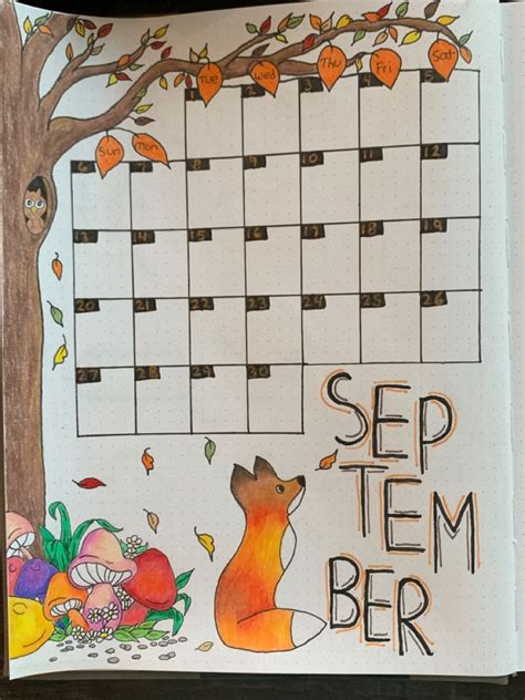 September Calendar Ideas Image