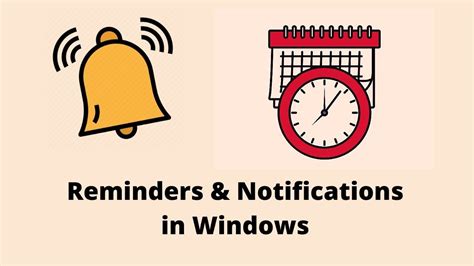 Setting Reminders and Notifications