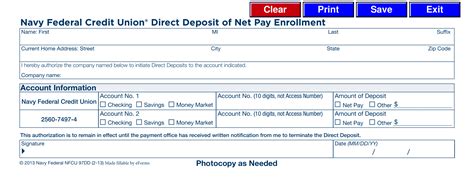 Setting Up Navy Federal Direct Deposit