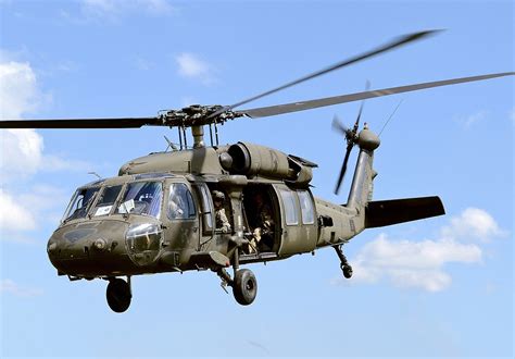 Sikorsky UH-60M Black Hawk Flying Over City