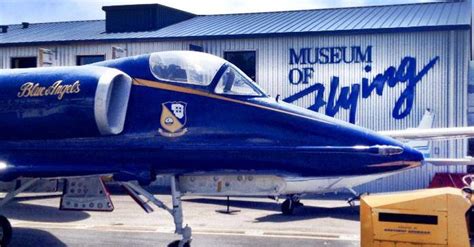 A-4 Skyhawk on display at a museum