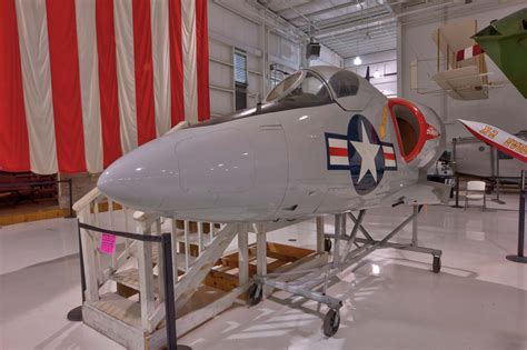 A-4 Skyhawk on display at a museum