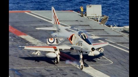 A-4 Skyhawk taking off from a carrier