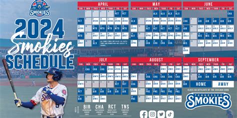 Smokies Baseball Schedule Highlights