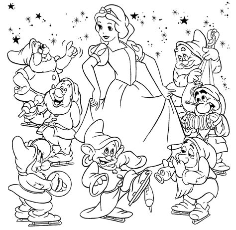 Snow White Coloring Pages