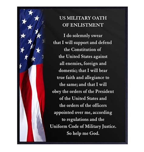 The oath of enlistment ceremony