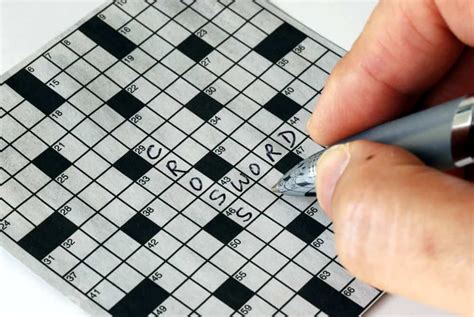 Solving crossword puzzles as a hobby