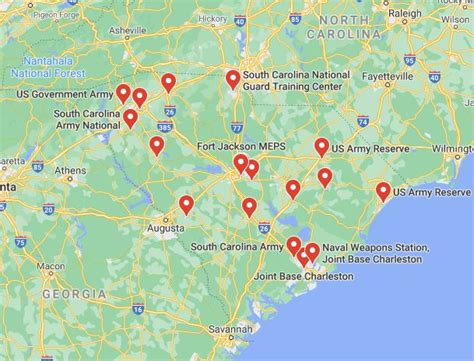 South Carolina Military Bases