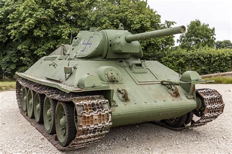 Soviet T-34 tank during the Battle of Kursk