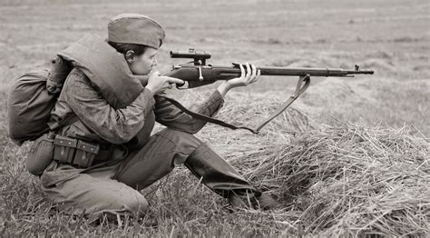 Soviet snipers in action