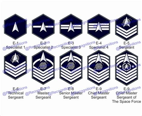 Space Force Enlisted Rank Pay Grade