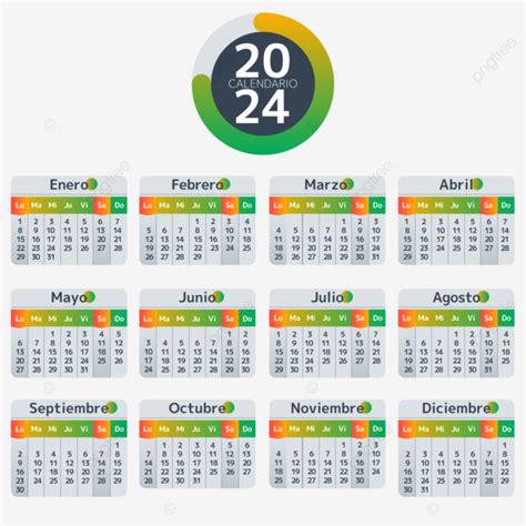 Spanish Language Calendar