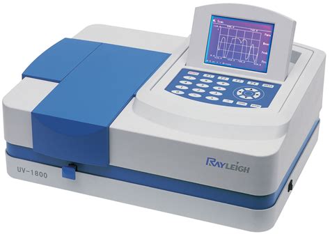 A spectrophotometer measures the absorbance or transmittance of light by a sample