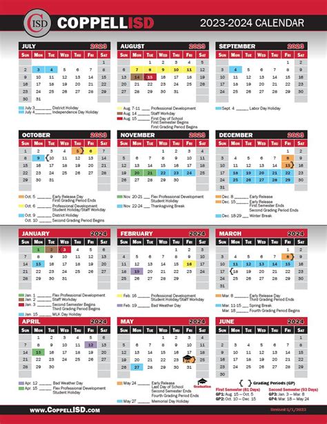 Spring Isd Calendar Holidays