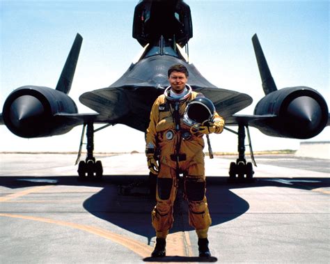 The SR-71 Blackbird pilot