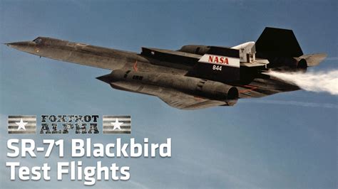 The SR-71 Blackbird testing