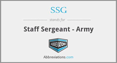 Staff Sergeant Army Abbreviation Gallery 2