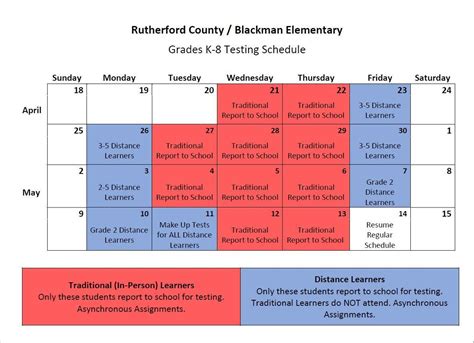 Staying Organized with Rutherford County Schools Calendar