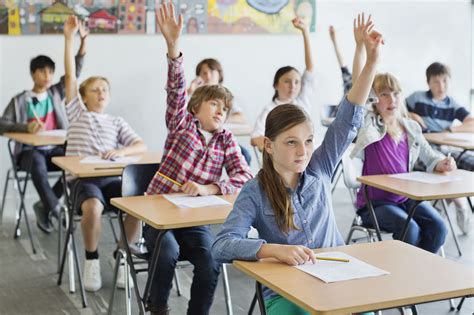 Students engaging in a classroom activity