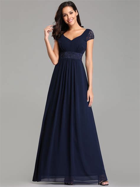 Styling Navy Prom Dress