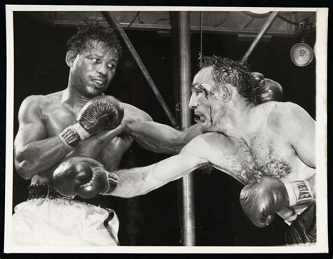 Sugar Ray Robinson and Carmen Basilio