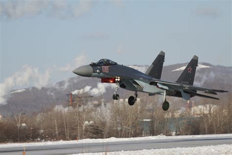 Sukhoi Su-35 Takeoff