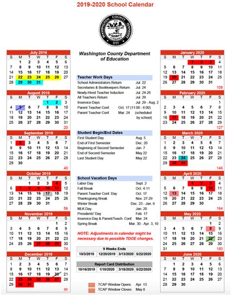 Sumner County Schools Calendar