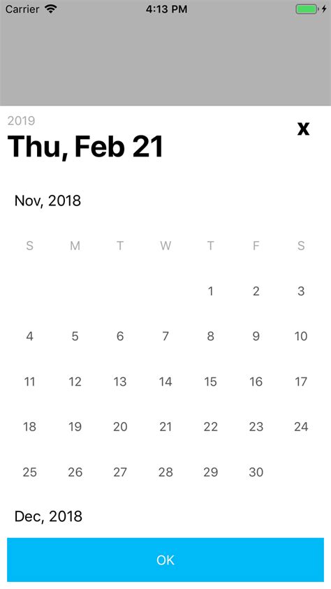 Swift Calendar Examples