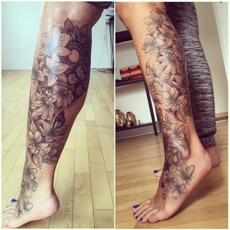 Symbolic Leg Tattoo Designs