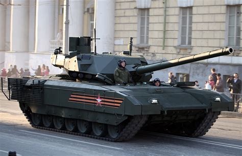 T-14 Armata tank close-up