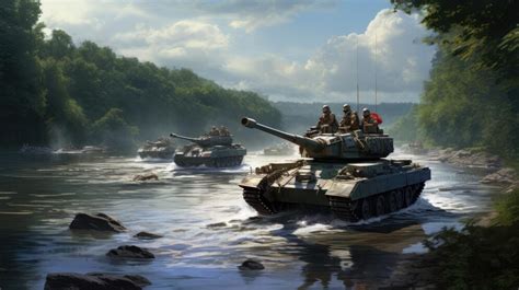 Tank river crossing