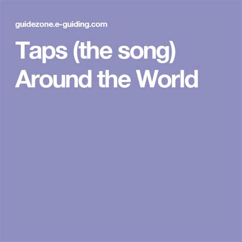 Taps Around the World