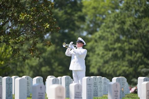 Taps at a Memorial Service