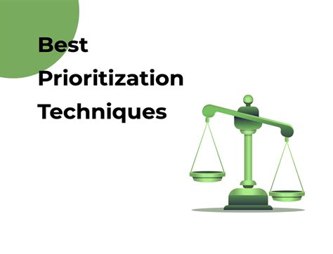 Task Prioritization Techniques