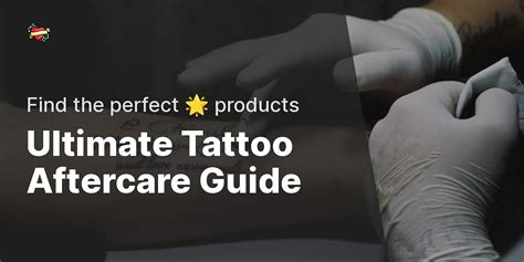 Tattoo Aftercare Product Comparison