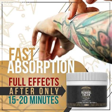 Tattoo Pain Relief Cream