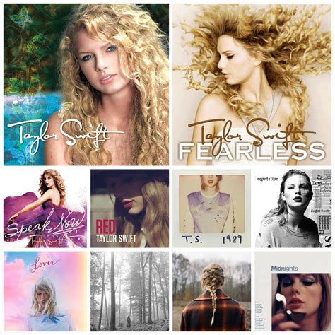 Taylor Swift Album Covers