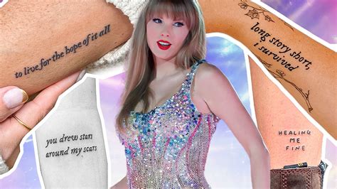 Taylor Swift Tattoos Artwork