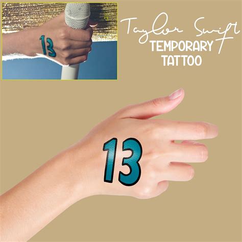 Taylor Swift Temporary Tattoo Tips