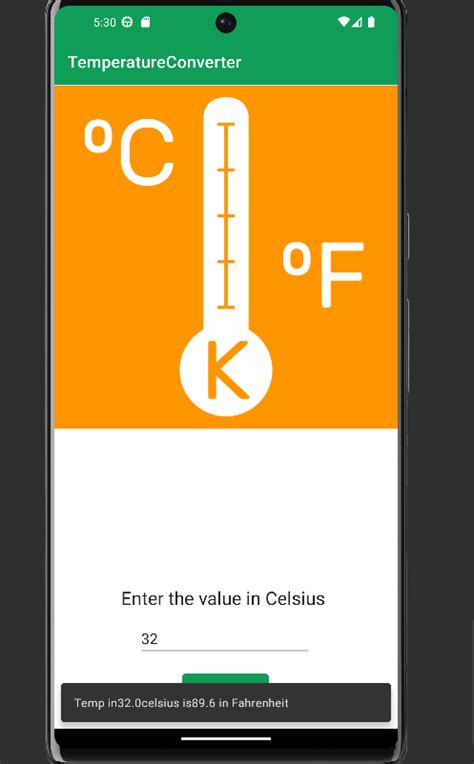 Temperature Conversion App