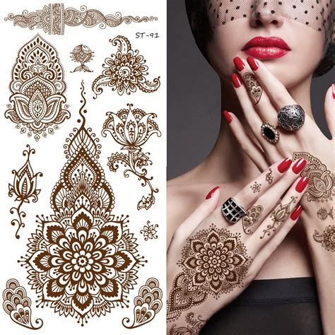 Temporary Henna Tattoos Designs