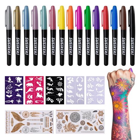 Temporary Tattoo Markers for Adults