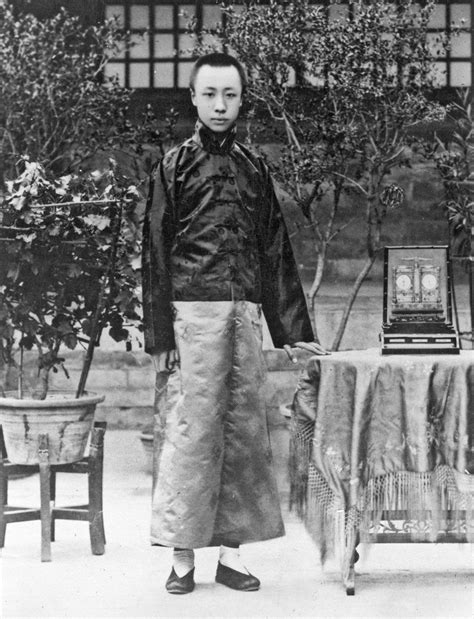 A picture of Puyi, The Last Emperor