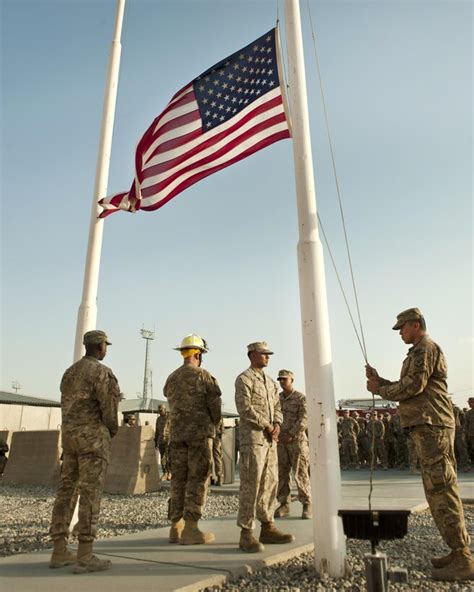 The Protocol of Lowering the Flag