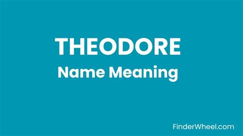 Theodore Name Popularity