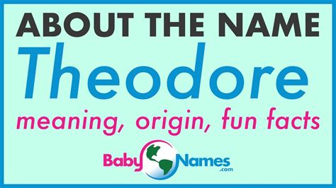 Theodore Name Spelling