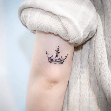 Tilted Crown Tattoo Styles