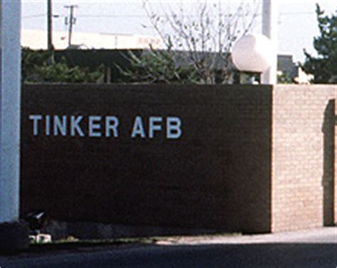 Military personnel at Tinker Air Force Base