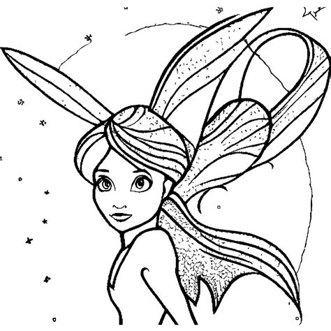 Tinkerbell coloring page gallery